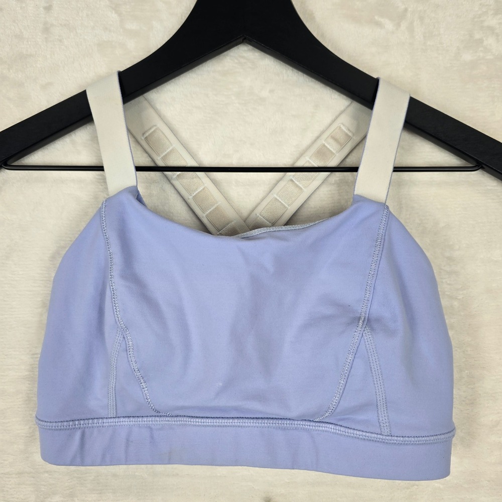 Lululemon Adjust Me Bra Light lavender dusk Nulu Light Support Size 4